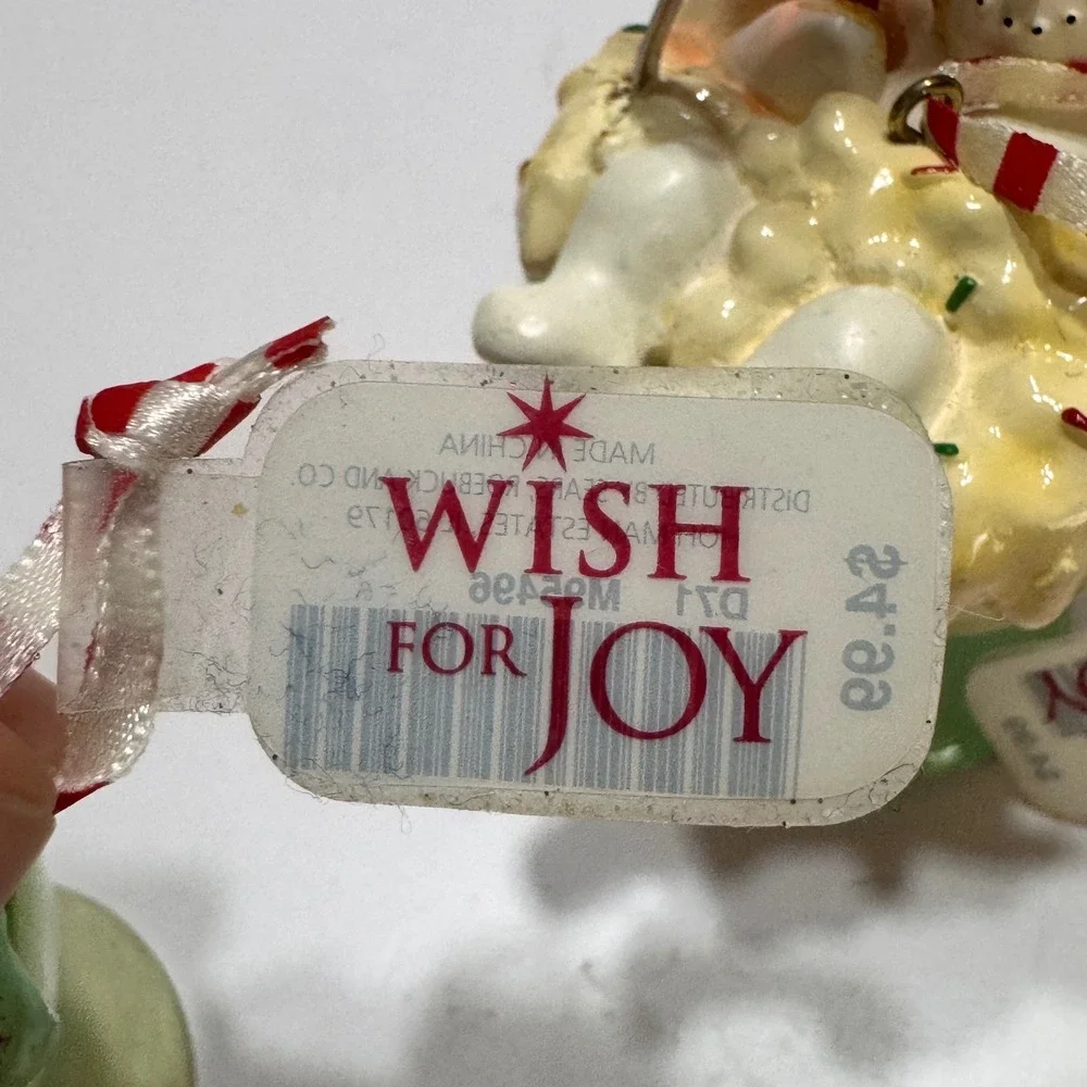 Set 2 Sears Whimsical Snowman beach Book Bath Chill Sundae Christmas Ornaments